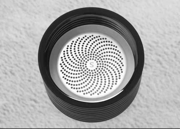 Teflaske i dobbelt glas