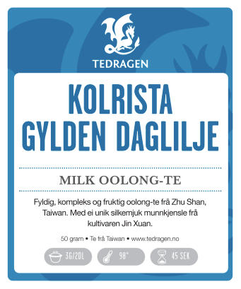 KOLRISTA GYLDEN DAGLILJE MILK OOLONG-TE