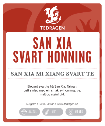 SAN XIA SVART HONNING  SVART TE